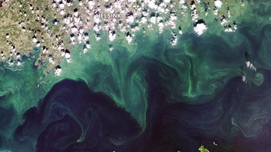 Itameri, levätilanne, satelliittikuva