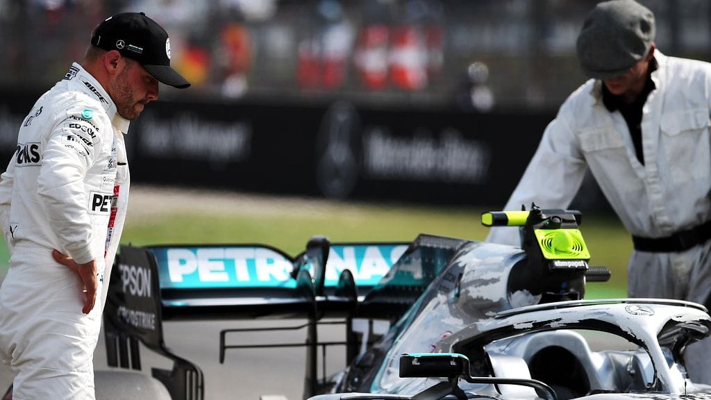 Valtteri Bottas koki pettymyksen Saksan GP:n aika-ajoissa.