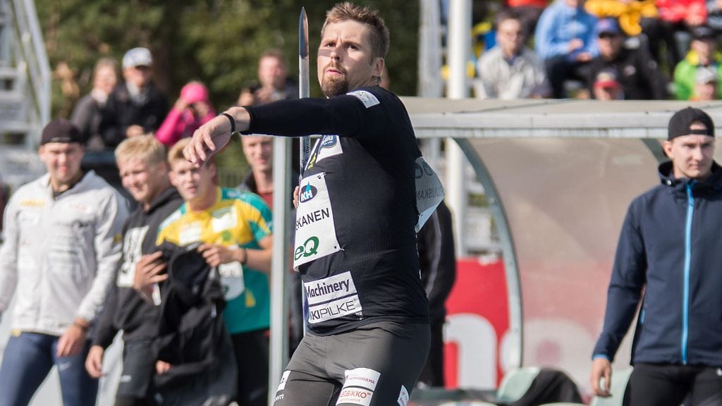 Antti Ruuskanen lähtee ennakkosuosikkina Kalevan kisojen keihäsfinaaliin.