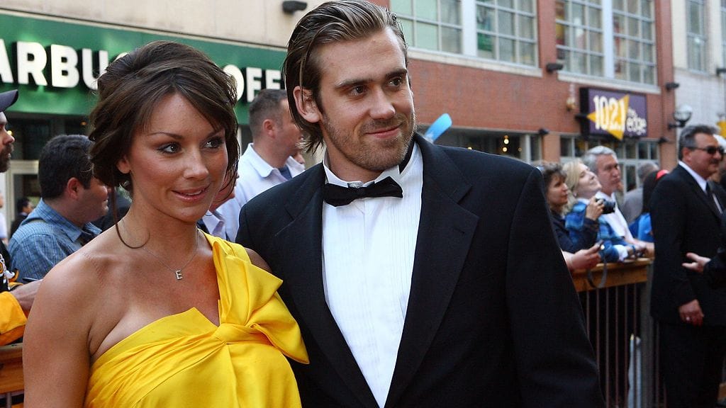 Henrik ja Emma Zetterberg olivat yhdessä NHL:n palkintogaalassa.