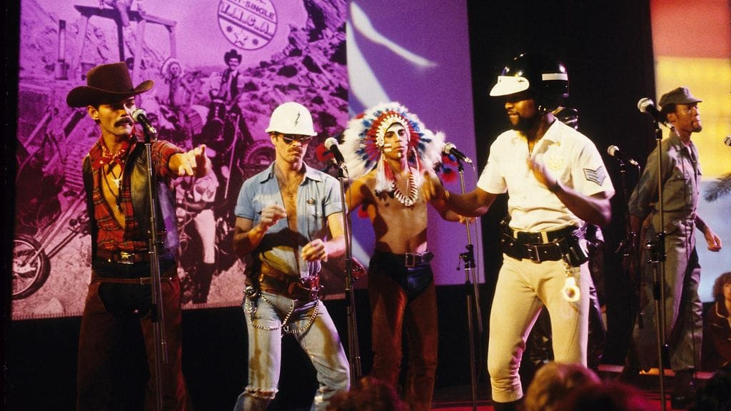 Village People esiintymässä vuonna 1978.