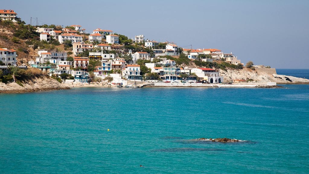 Natalie Christopher katosi Ikarian saarella Kreikassa.