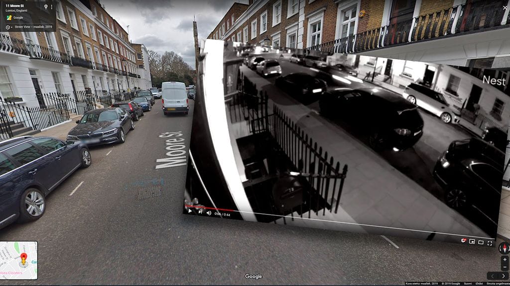 Onnettomuus sattui Moore Streetillä Lontoon Chelseassa.