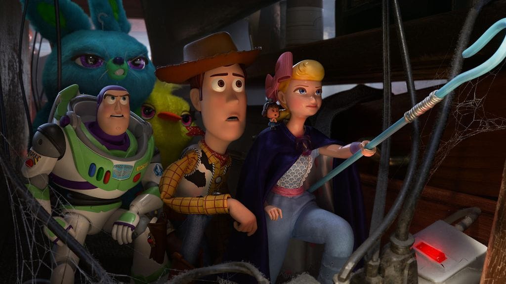 Buzz Lightyear, Woody ja Bo Peep nähdään Toy Story 4:n pääsankareina.