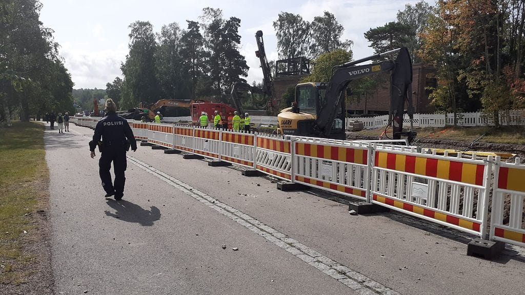 Onnettomuus tapahtui Norrtäljentiellä Helsingin Oulunkylässä.