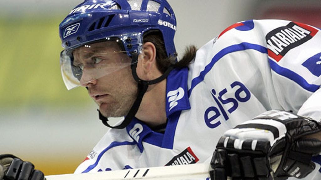 Marko Kiprusoff voitti MM-kultaa Tukholmassa vuonna 1995.