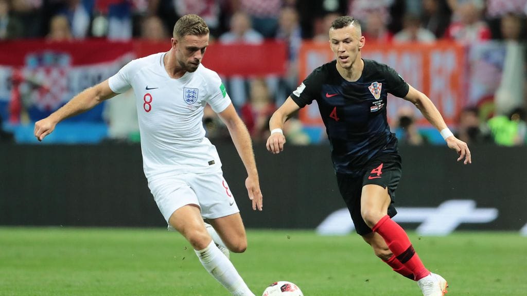 Ivan Perisic oli pudottamassa Englantia MM-finaalista kkesällä 2018.