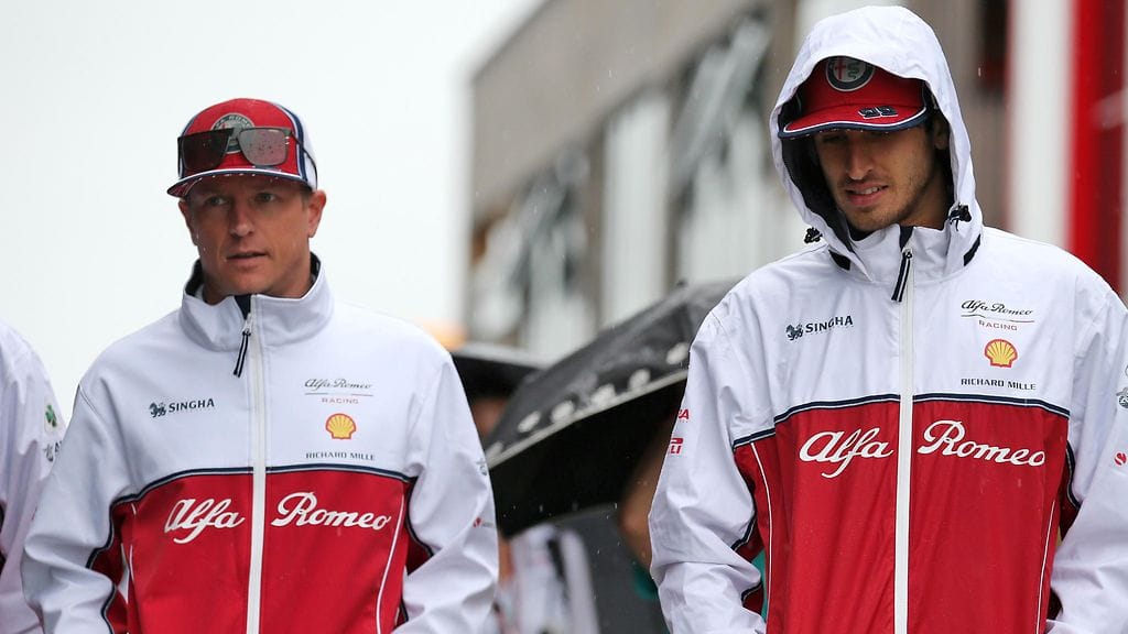 Kimi Räikkönen toimii Antonio Giovinazzille hyvänä mittatikkuna.