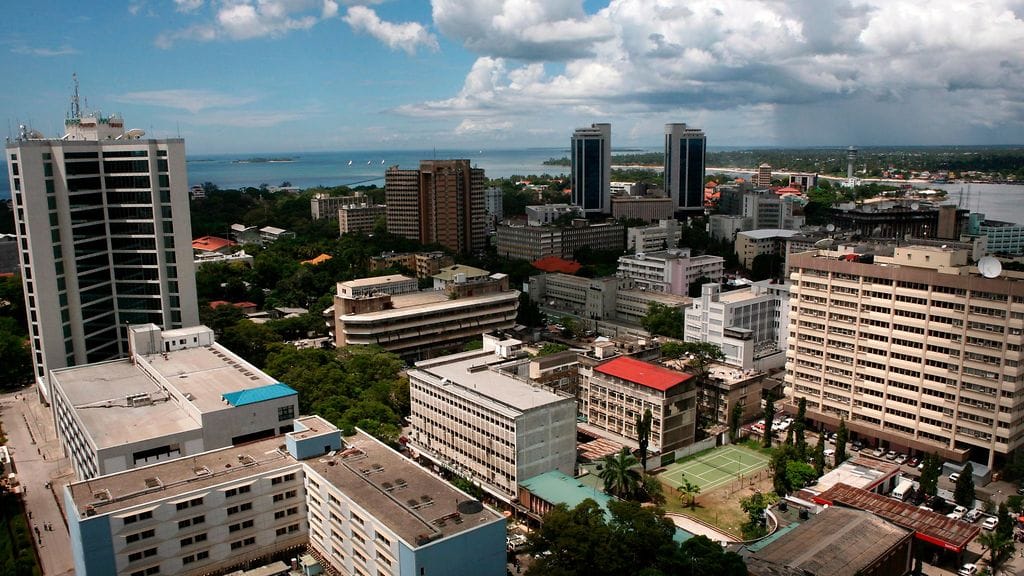 Dar es Salaamissa asuu noin 4,4 miljoonaa ihmistä. Kuvituskuva Dar es Salaamista.