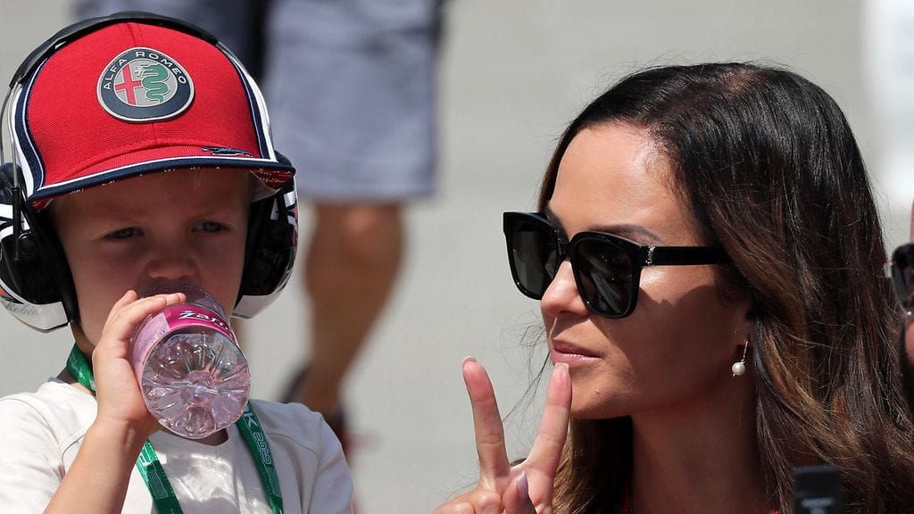 Robin ja Minttu Räikkönen Unkarin GP:ssä.