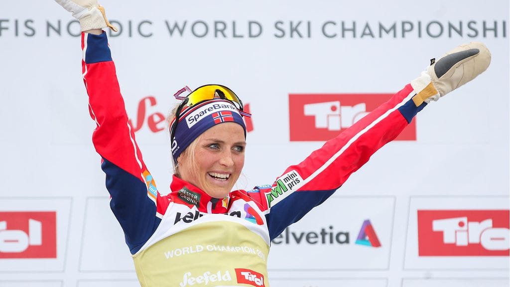 Therese Johaug on säväyttänyt viime aikoina myös juoksemalla.