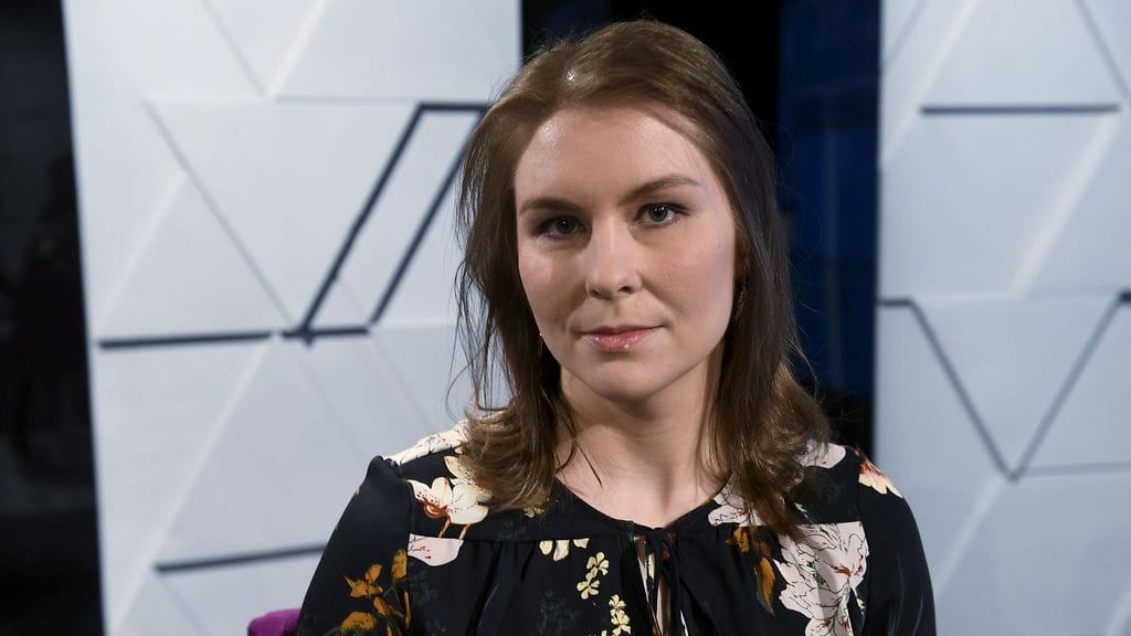 Liberaalipuolueen silloinen puheenjohtaja Tea Törmänen Ylen pienpuoluetentissä 2. huhtikuuta 2019