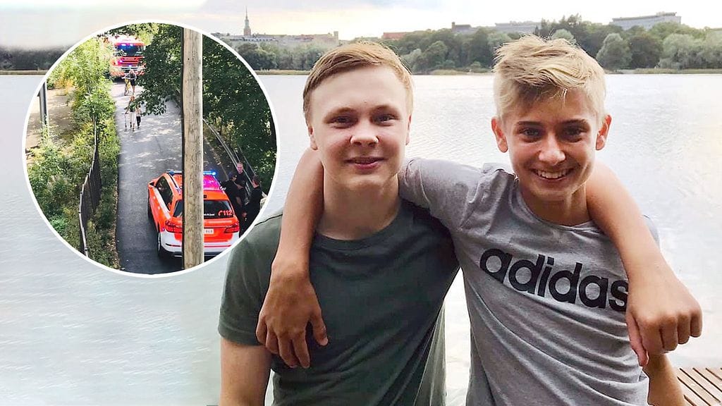 14-vuotiaat Eliel ja Anton toimivat ripeästi auttaessaan intialaismiehiä.