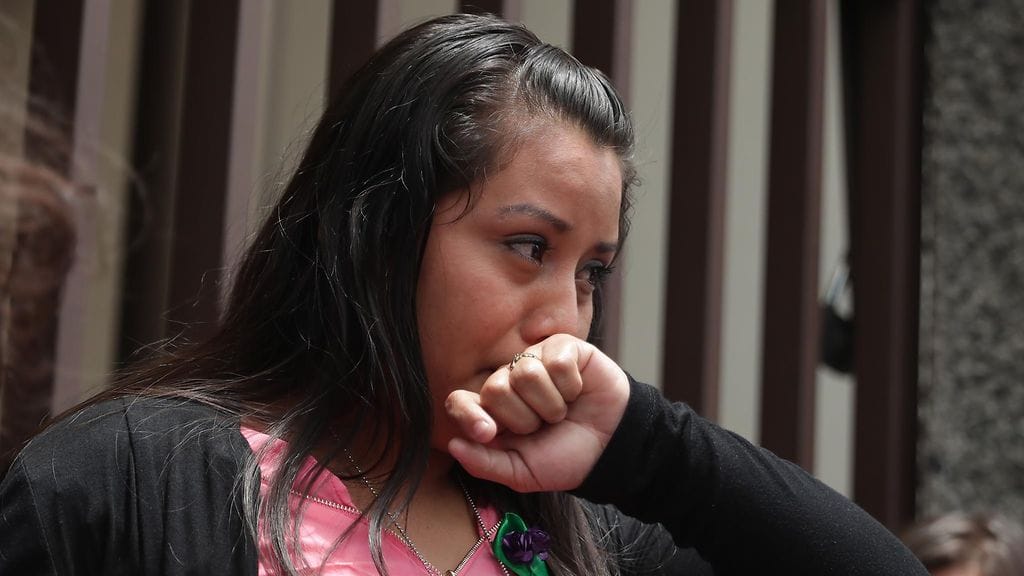 Väitetystä abortista 30 vuoden vankeuteen tuomittu Evelyn Hernández vapautettiin 19.8.2019.