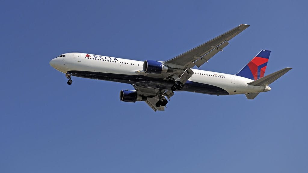 Delta-yhtiön koneeseen tuli mekaaninen vika ja se joutui tekemään hätälaskun. Kuvituskuva.