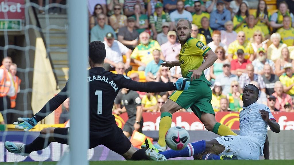 Teemu Pukki on tehnyt Valioliigassa nyt viisi maalia kolmeen otteluun.