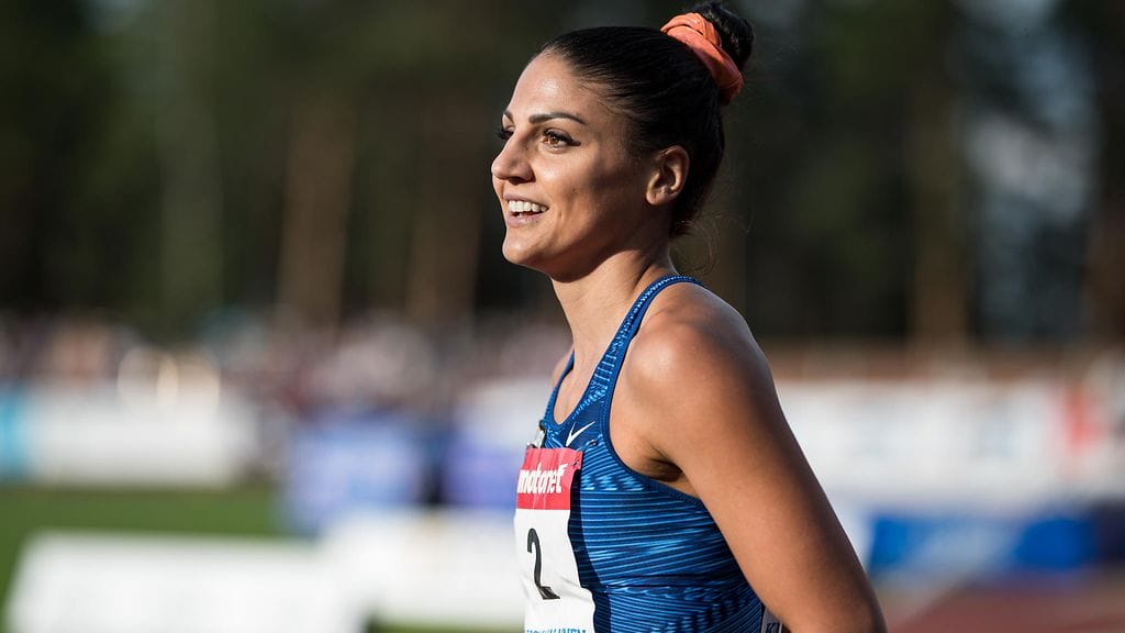 Nooralotta Neziri onnistui 100 metrillä. Arkistokuva.