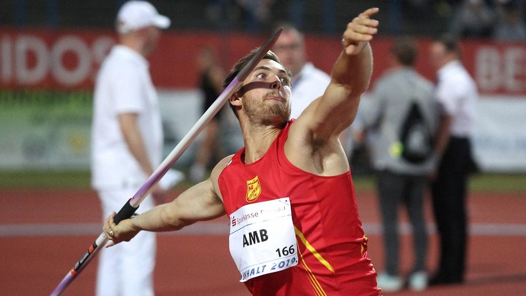 Kim Amb täräytti oman ennätyksensä Ruotsi-maaottelussa.