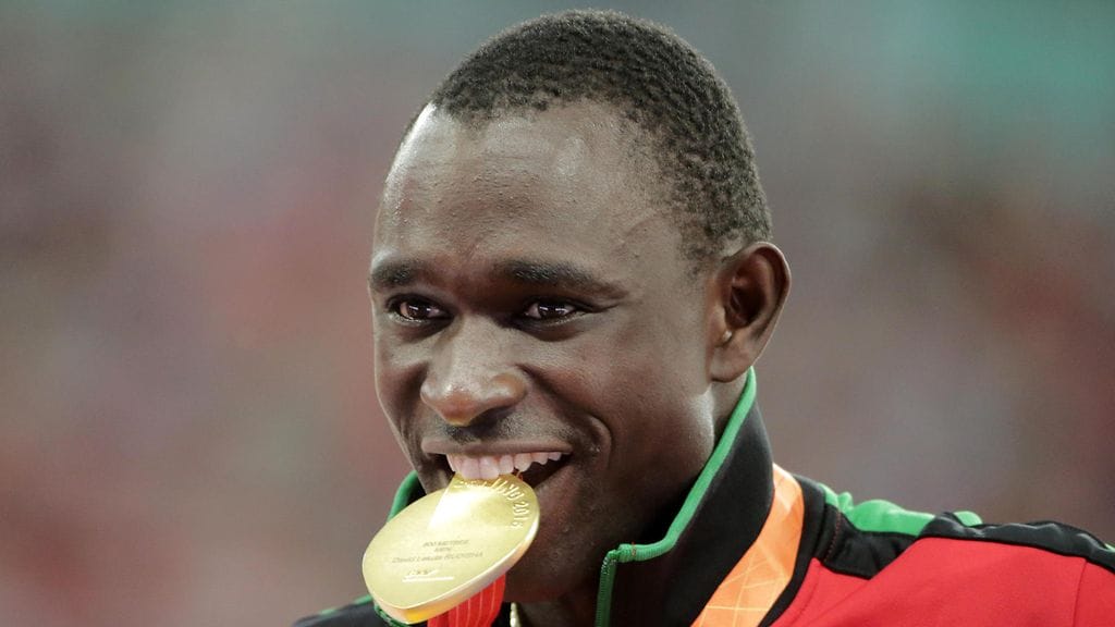 David Rudisha voitti urallaan neljä arvokisakultaa 800 metrillä.