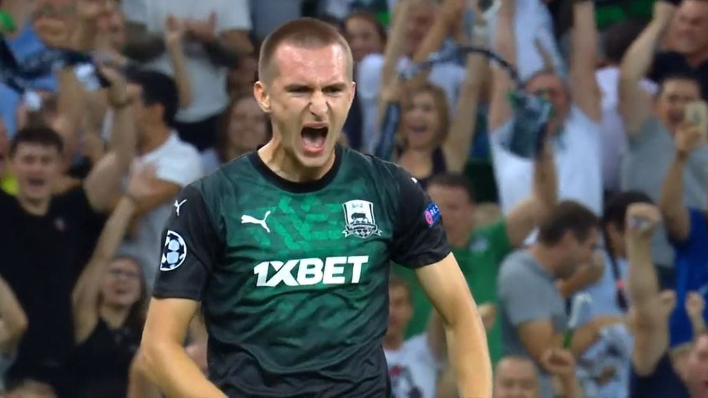 Daniil Utkinin ja Krasnodarin tuuletuksista ei kauaa kulunut, kun verkko soi jo toisessa päässä.