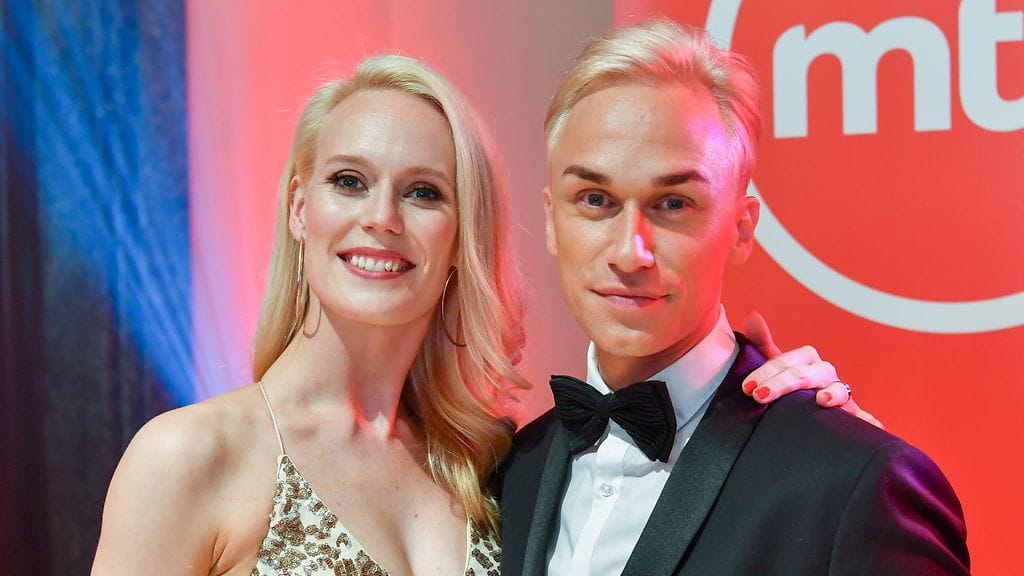 Christoffer Strandberg tähdittää Tanssii Tähtien Kanssa -ohjelmaa.