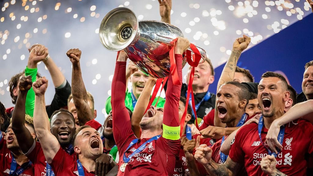 Liverpool juhli kesäkuussa 2019 Mestarien liigan voittoa.