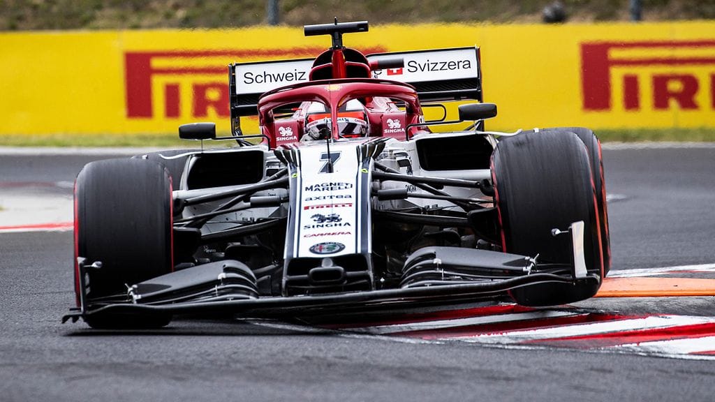 Kimi Räikkönen ajoi 20 kierrosta Belgian GP:n ensimmäisissä harjoituksissa.