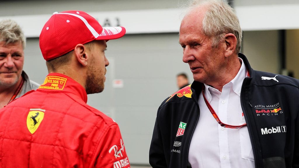 Helmut Marko on käynyt keskusteluita Sebastian Vettelin leirin kanssa.