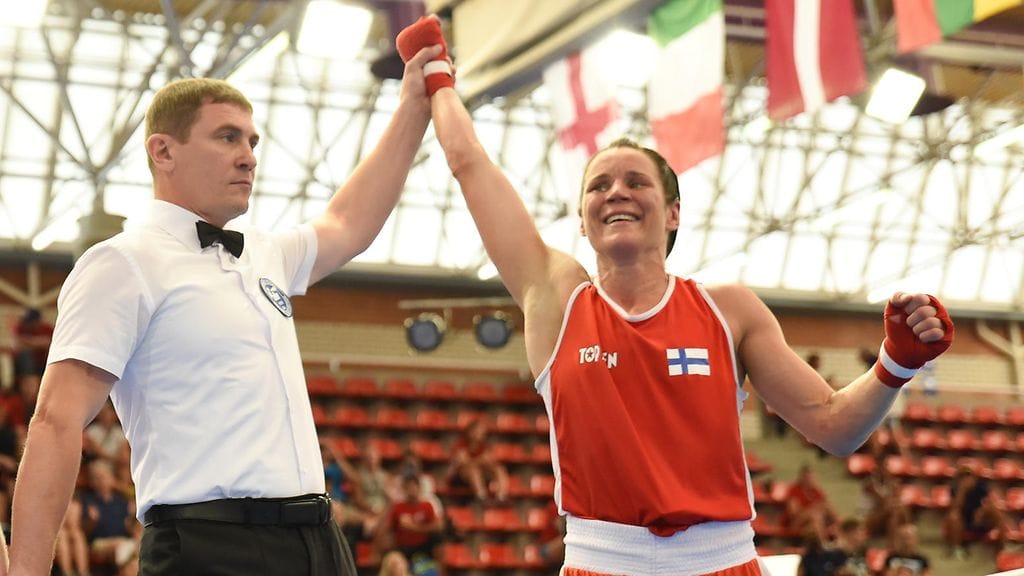 Mira Potkonen on voittanut nyrkkeilyn Euroopan mestaruuden toista kertaa urallaan.
