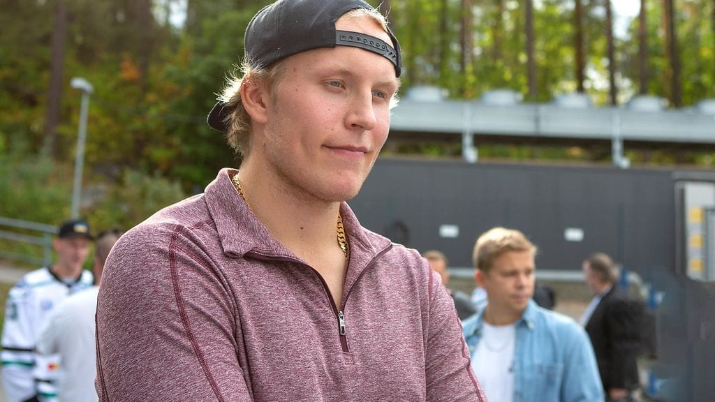 Patrik Laine oli mukana myös Lahdessa SM-liigan alumnitapahtumassa.