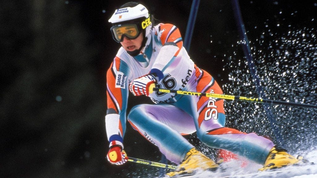 Blanca Fernández Ochoa voitti olympiapronssia pujottelussa Albertvillessä 1992.