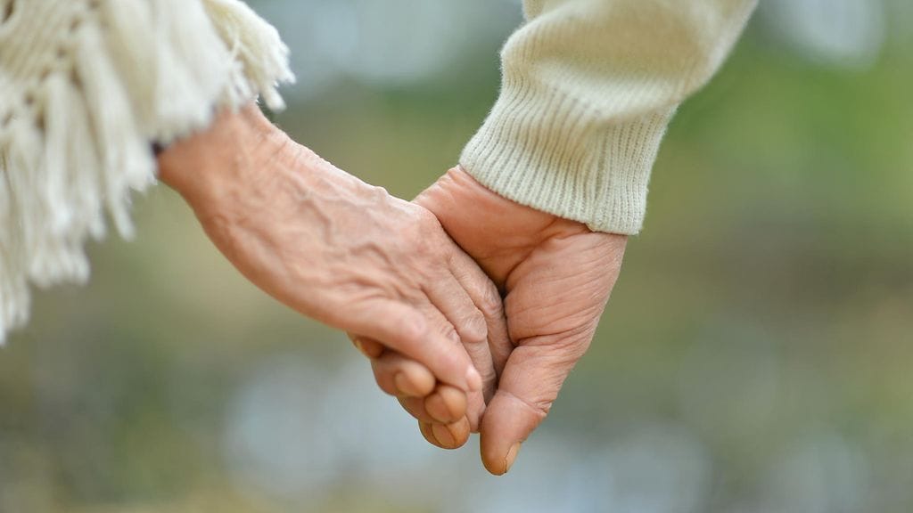 vanha pariskunta, seniorit