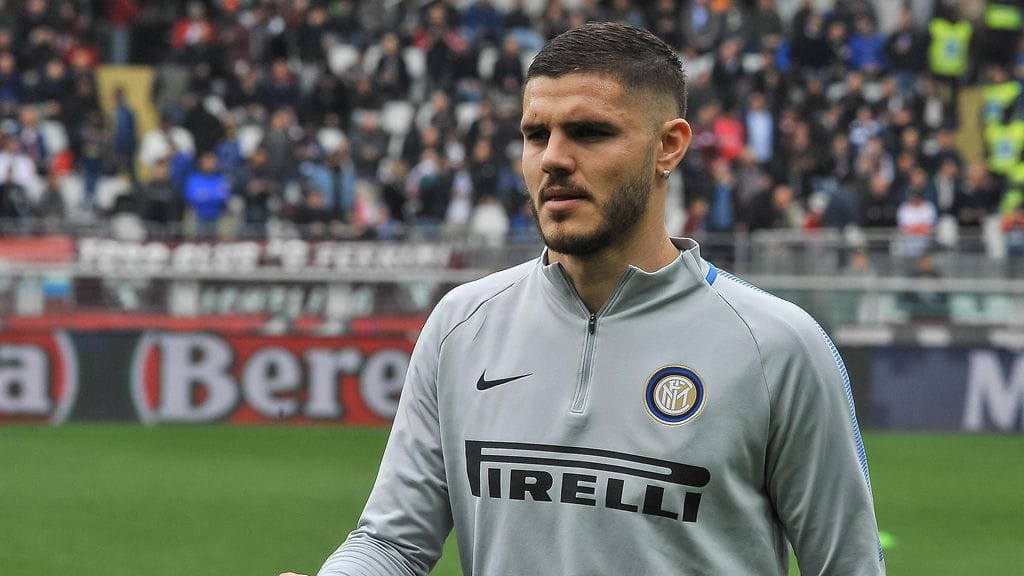 Mauro Icardi vahvistaa PSG:tä.