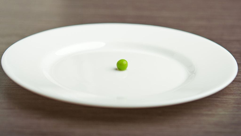 Herne lautasella, ilman minttuhöystettä. Kuvituskuva.