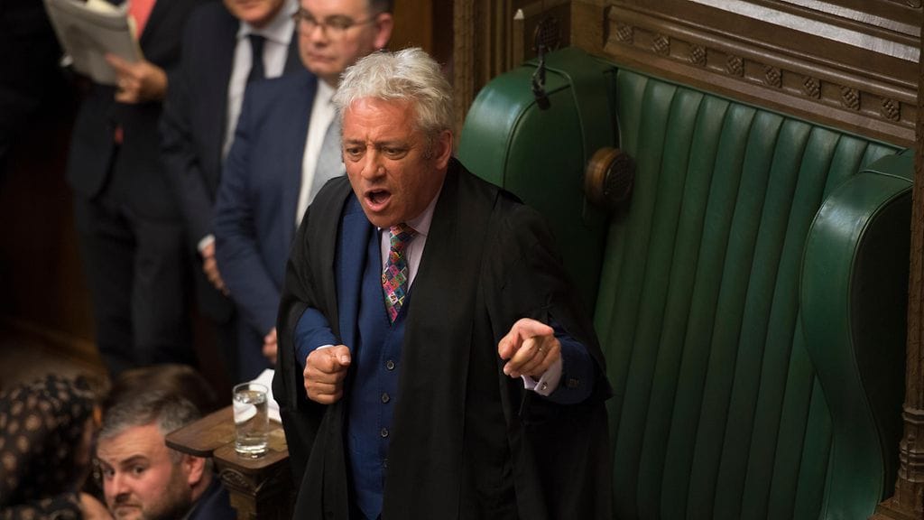 John Bercow ehti huutaa tunnetuksi tulleen "Order! Order!" (suomeksi järjestys, järjestys) huutonsa yli 14 000 kertaa.