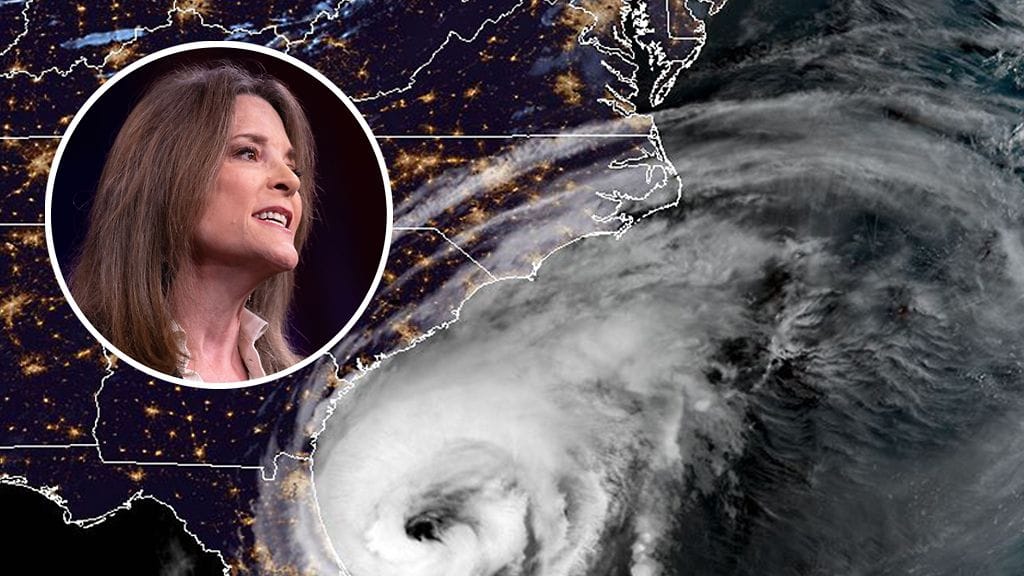 Yhdysvalloissa demokraattien presidenttiehdokkuutta tavoitteleva Marianne Williamson on herättänyt huomiotaan kommenteillaan hurrikaani Dorianista.