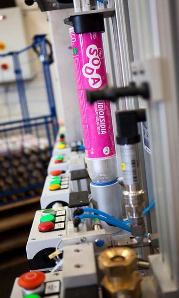 mysoda alumiininen hiilidipoksidipullo