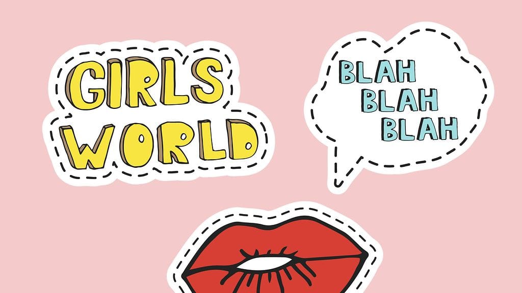 Trendissä metallisia juomapulloja koristellaan ysärihenkisillä tarroilla