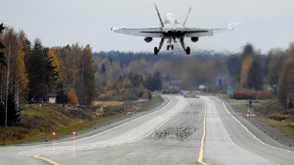 LK baana lentoharjoitus Heinola 2016