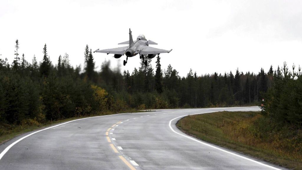 LK baana harjoitus ilmavoimat