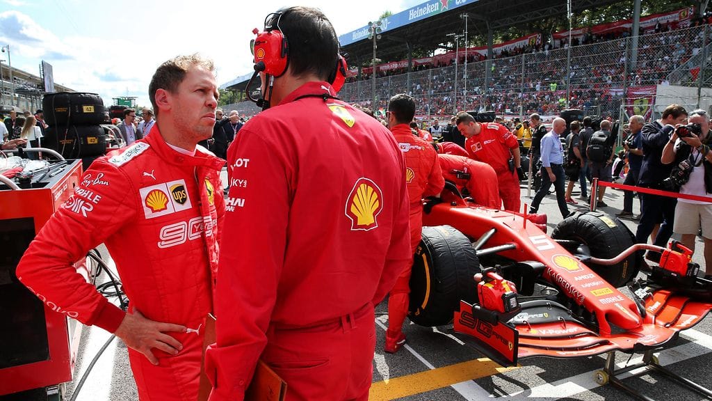 Sebastian Vettel on edelleen ilman voittoa tällä kaudella.