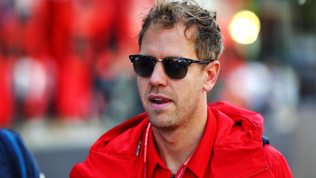 Sebastian Vettelin käyrä on vahvasti laskussa.