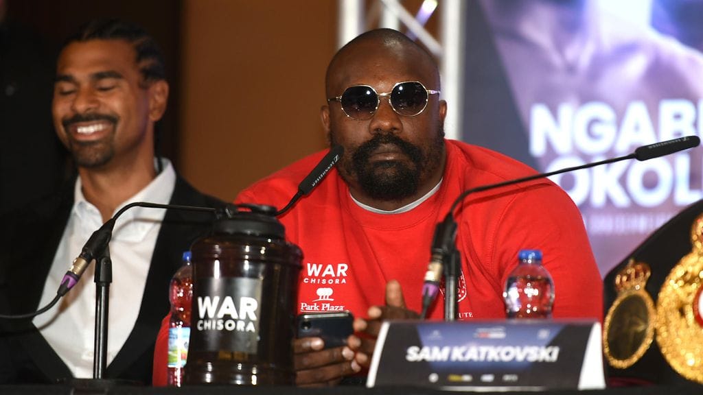 Dereck Chisora ei ollut leppoisalla päällä maanantaina Lontoossa.
