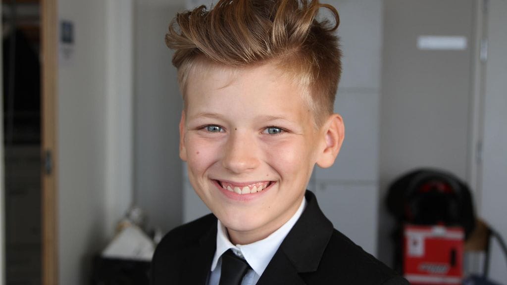 Pikku-Roope kilpailee Jahti -ohjelmassa.