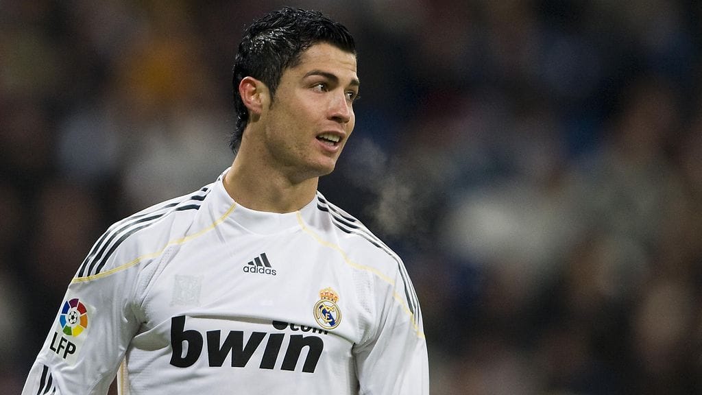 Cristiano Ronaldo oli siirtynyt vuonna 2009 Manchester Unitedista Real Madridiin.