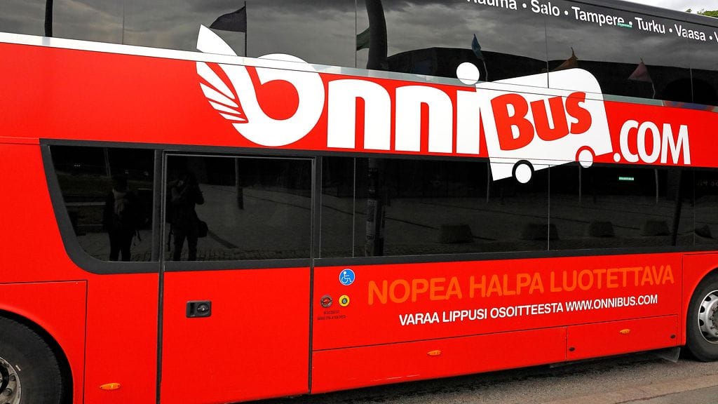 Onnibusin liikennöinnin määrä oli pahimmillaan koronan aikaan 17 prosenttia siitä, mitä se oli vuonna 2019, kertoo toimitusjohtaja Lauri Helke.