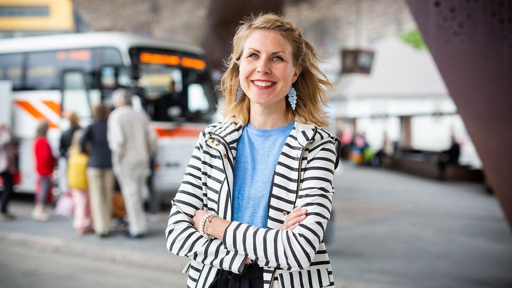 Anna Huttunen työstentelee CitiCAP-sovelluksen projektipäällikkönä Lahden kaupungilla.