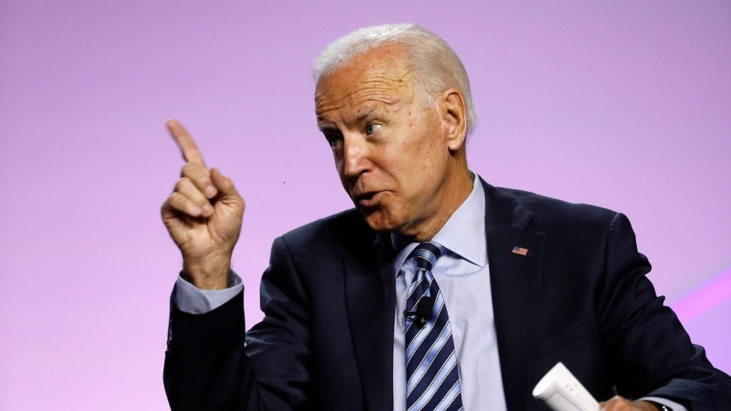 Demokraattien presidenttiehdokas Joe Biden heinäkuussa 2019.