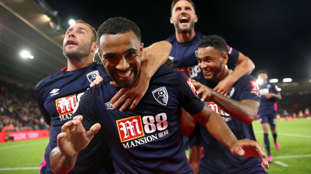 Callum Wilson juhli Bournemouthin kolmatta maalia.