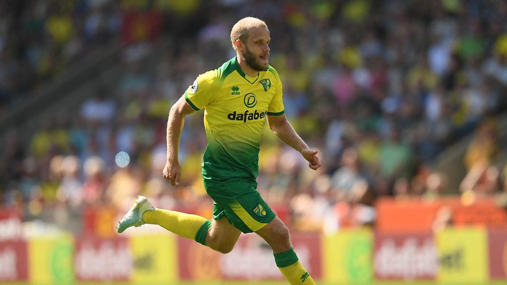 Teemu Pukki sai ensimmäisen vartin aikana Burnleya vastaan yhden maalipaikan.